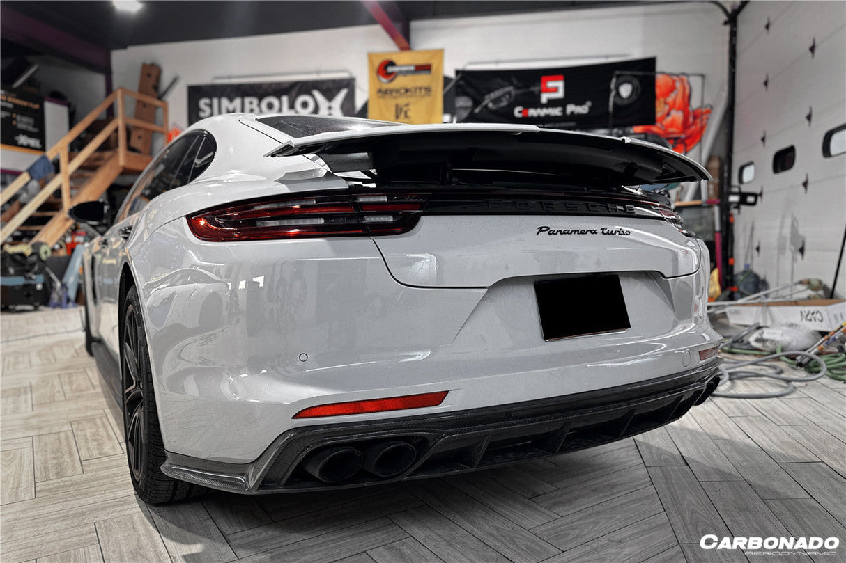 2017-2023 Porsche Panamera 971 4S 4 GTS OD Style Carbon Fiber Rear Lip