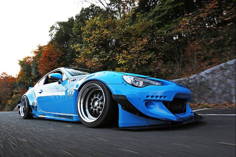 2012-2020 Scion FRS Toyota GT86 Subaru BRZ RBY2 Style Front Bumper Canards