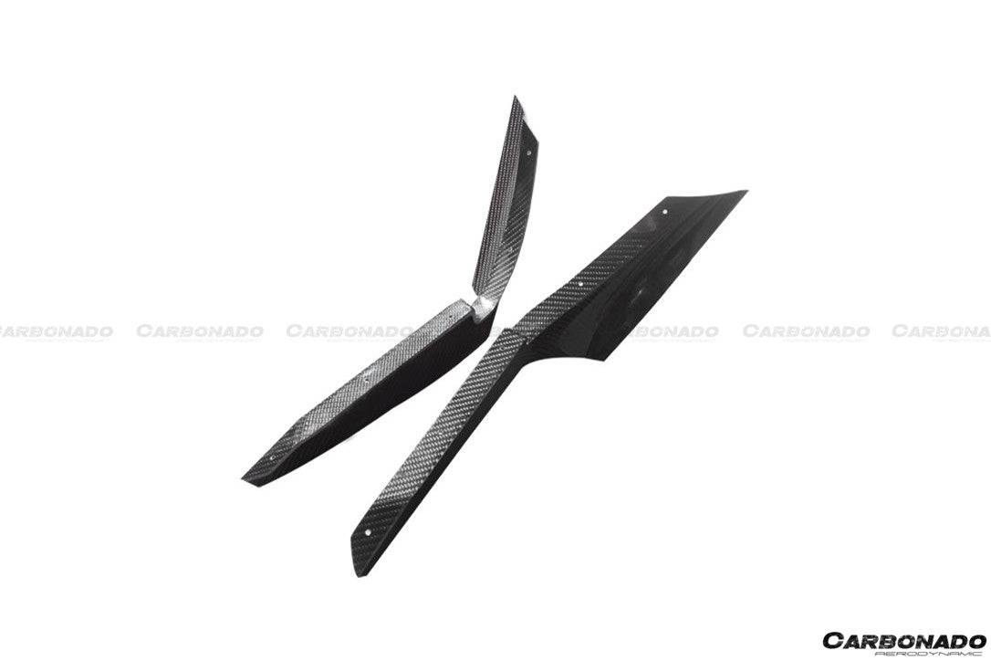 2012-2016 Subaru BRZ CB Style Carbon Fiber Front Bumper Canard & Foglight Cover