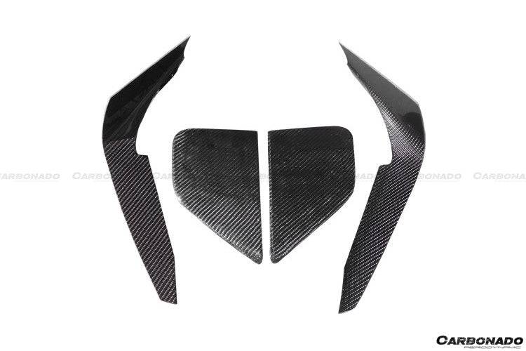 2012-2016 Subaru BRZ CB Style Carbon Fiber Front Bumper Canard & Foglight Cover