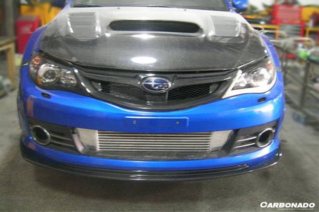 2008-2011 Subaru Impreza HB JS Style Carbon Fiber Front Lip