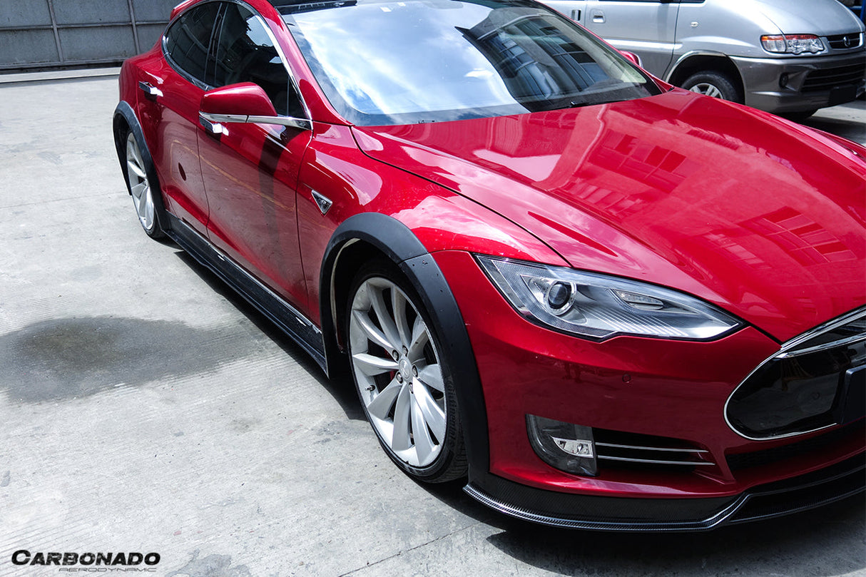 2012-2015 Tesla Model S RZS Style Part Carbon Fiber Full Kit