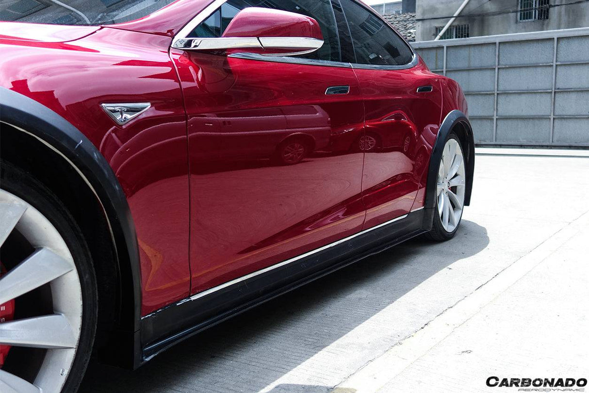 2012-2015 Tesla Model S RZS Style Part Carbon Fiber Full Kit
