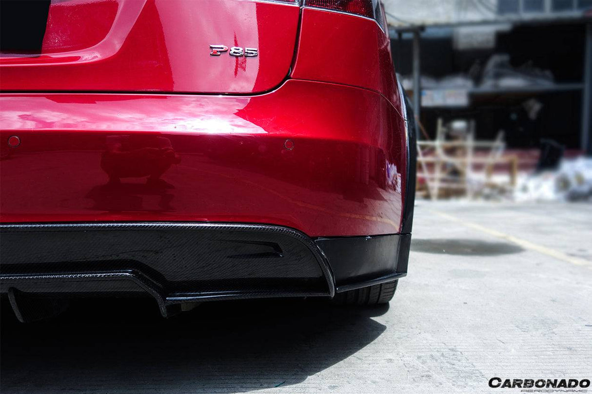 2012-2015 Tesla Model S RS Style Rear Lip