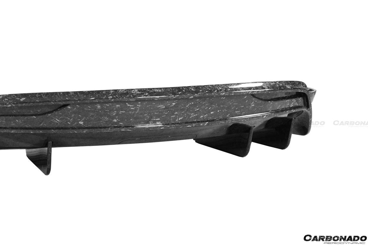 2016-2018 Tesla Model X SUV RZS Style Carbon Fiber Rear Lip