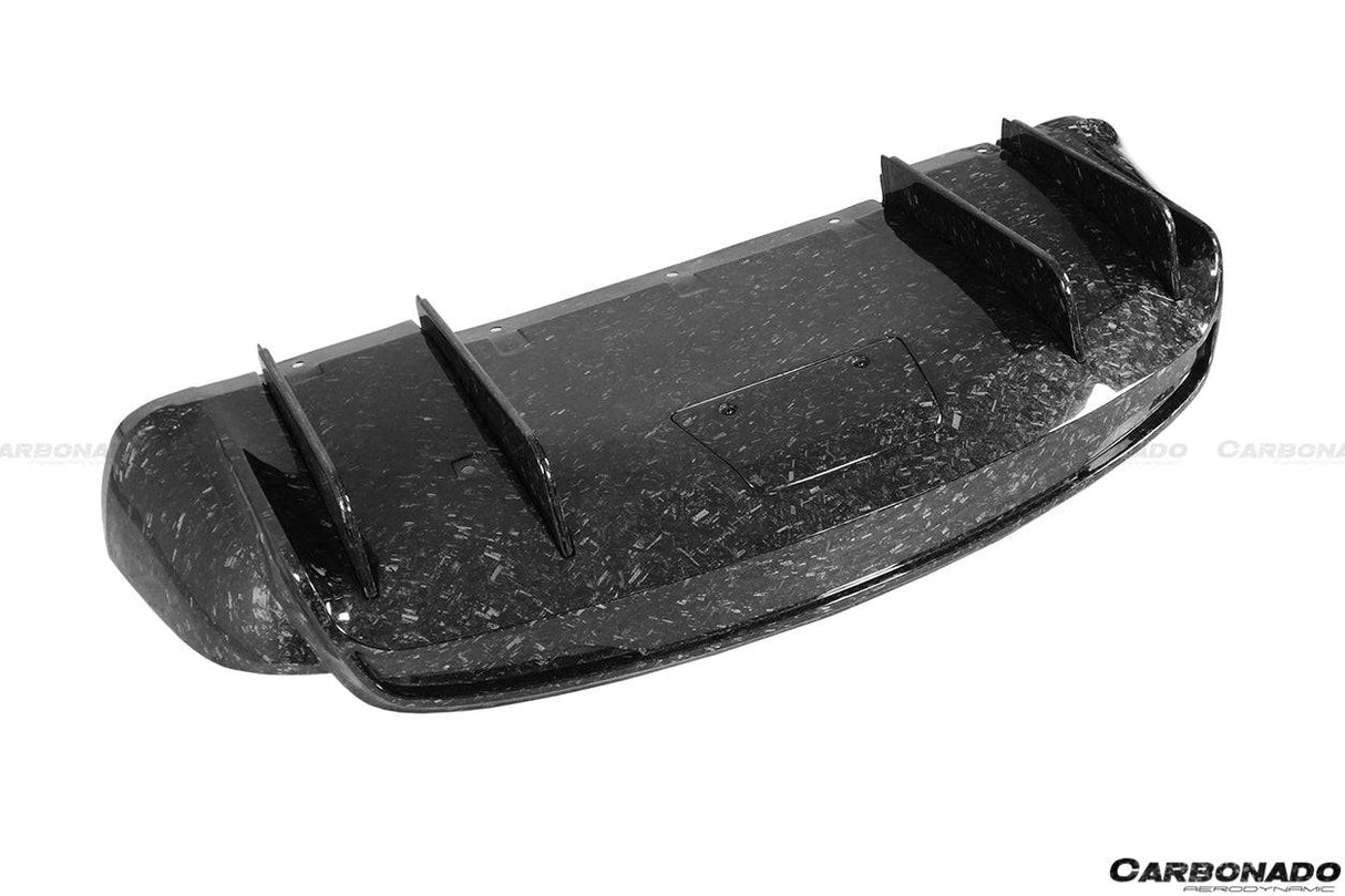 2016-2018 Tesla Model X SUV RZS Style Carbon Fiber Rear Lip