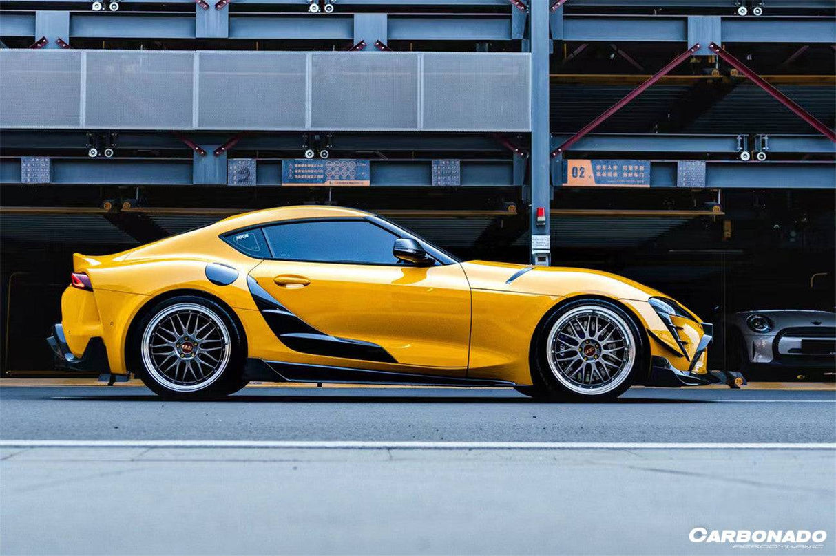 2019-2023 Toyota GR Supra (J29 DB) A90 A91 OEM Style Carbon Fiber Door Panel Garnish Trim Replacement