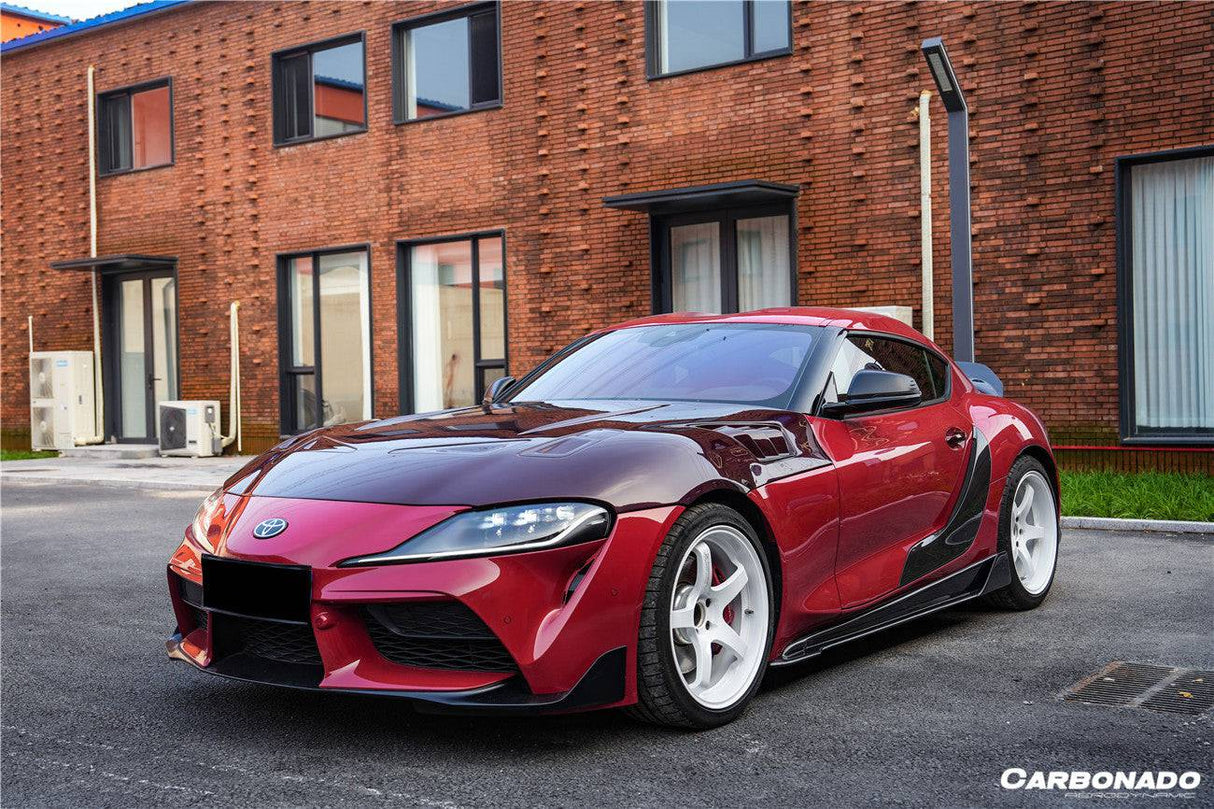 2019-2023 Toyota GR Supra (J29 DB) A90 A91 OEM Style Carbon Fiber Door Panel Garnish Trim Replacement