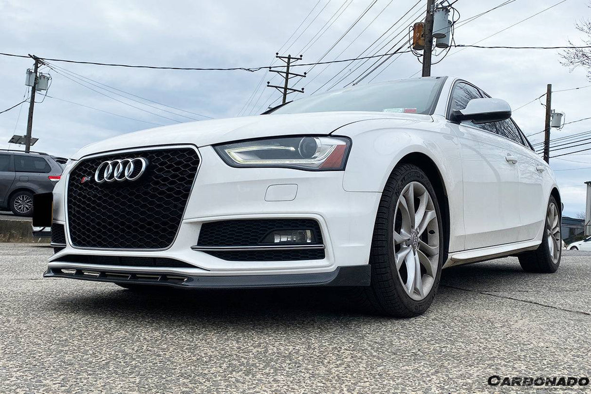2013-2015 Audi S4 A4 Sport VRS Style Carbon Fiber Front Lip