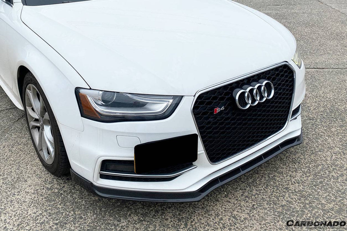 2013-2015 Audi S4 A4 Sport VRS Style Carbon Fiber Front Lip