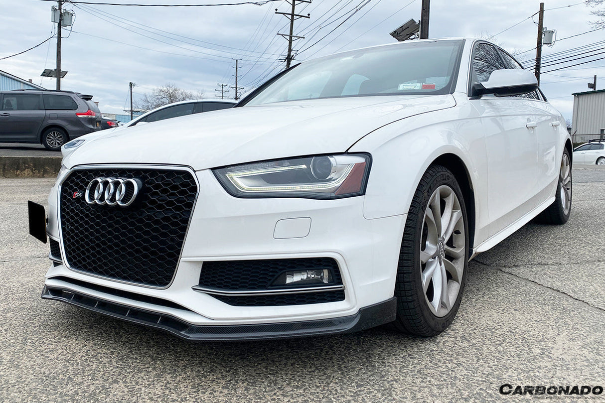 2013-2015 Audi S4 A4 Sport VRS Style Carbon Fiber Front Lip