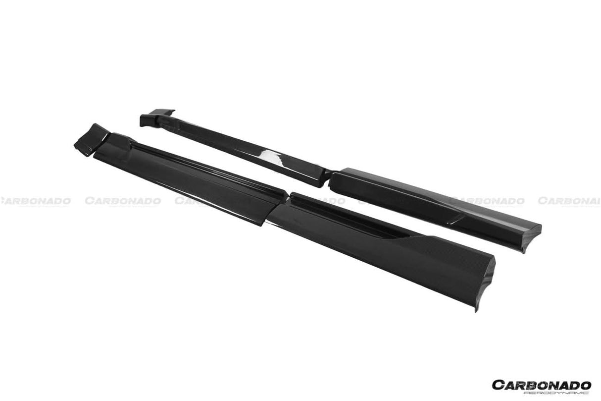 2019-2023 Audi Q8 SQ8 RSQ8 AD Style Dry Carbon Fiber Side Skirts