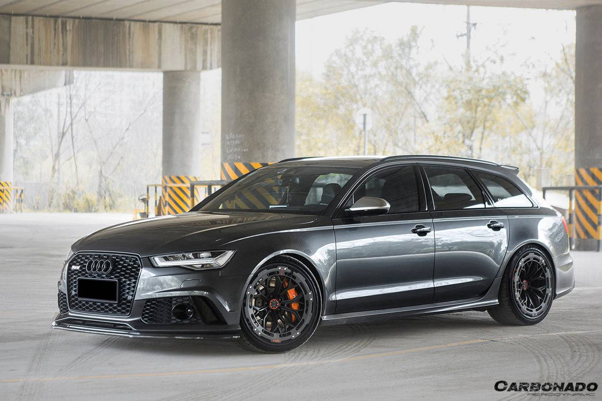 2013-2018 Audi RS6 Avant MN Style Carbon Fiber Side Skirts