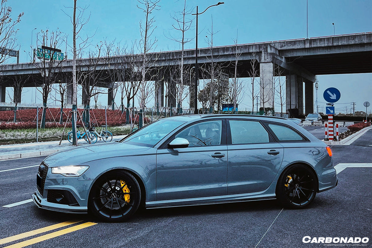 2013-2018 Audi RS6 Avant MN Style Carbon Fiber Front Lip