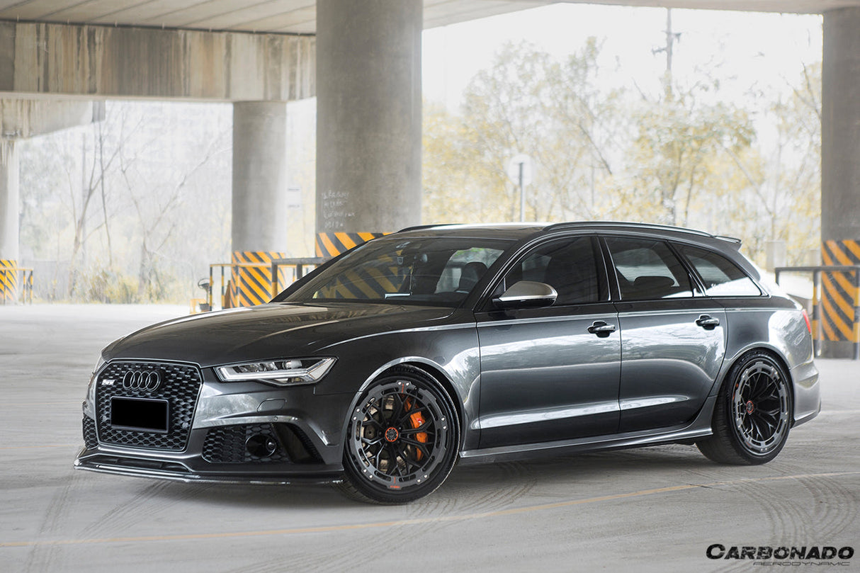 2013-2018 Audi RS6 Avant MN Style Carbon Fiber Front Lip