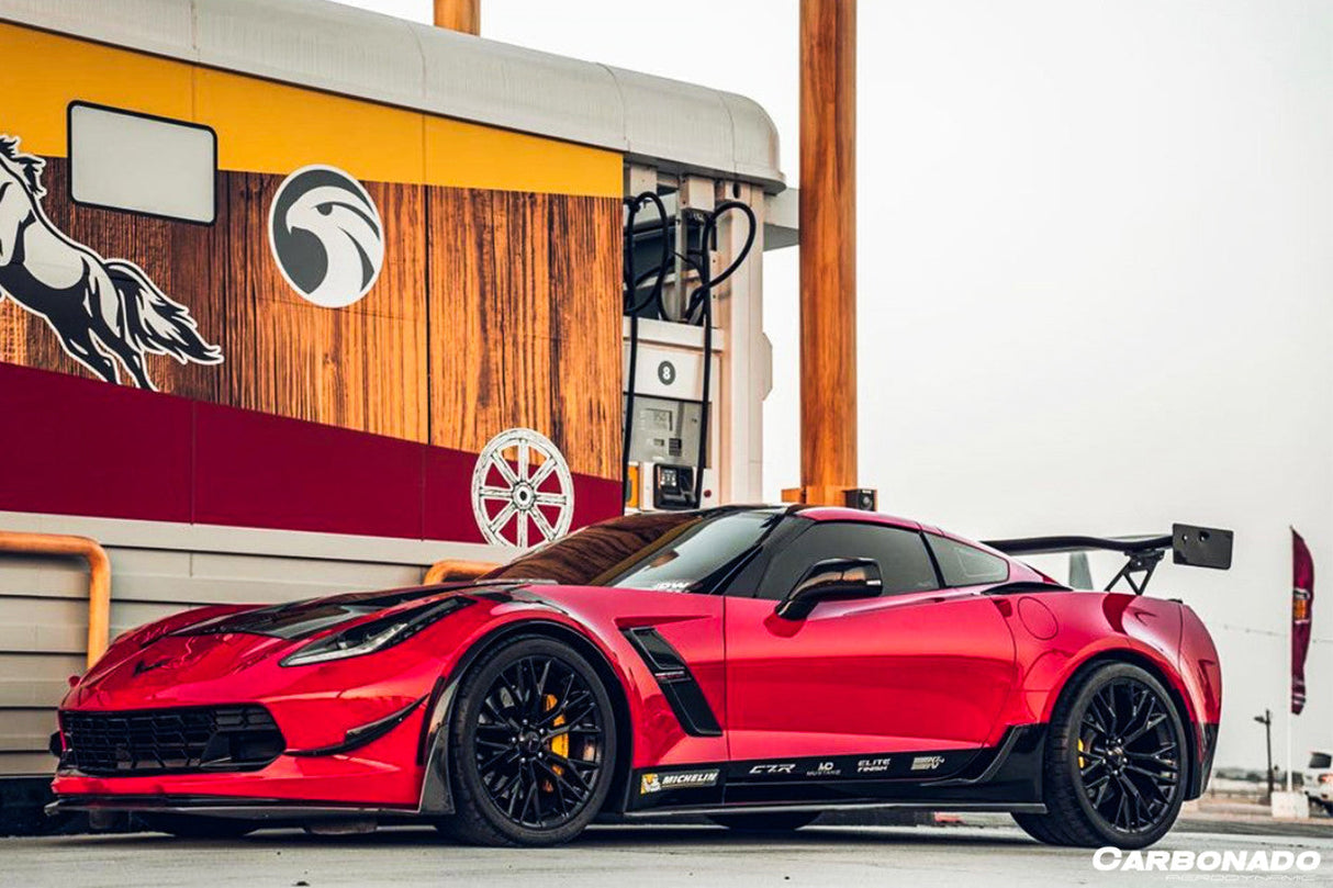 2013-2019 Corvette C7 Z51 Z06 Grandsport AR Style Carbon Fiber Trunk Spoiler Wing