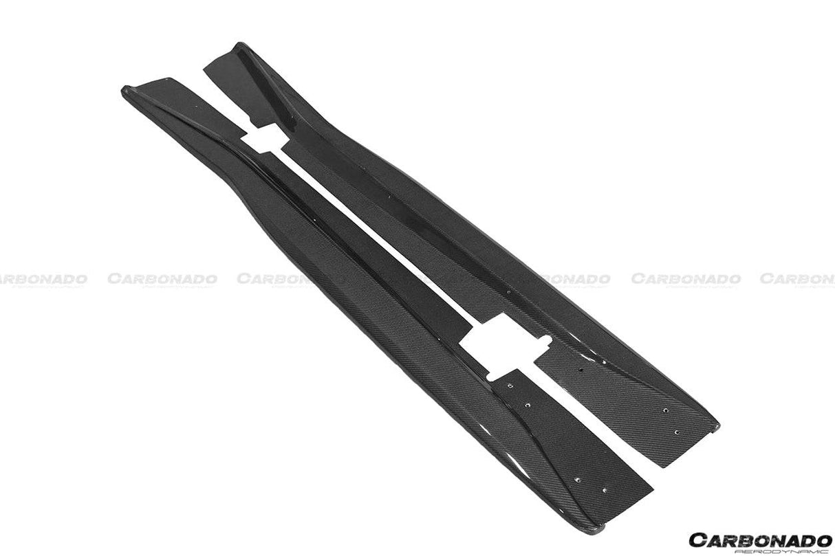 2013-2019 Corvette C7 Stingray APR Style Carbon Fiber Side Skirts Extension