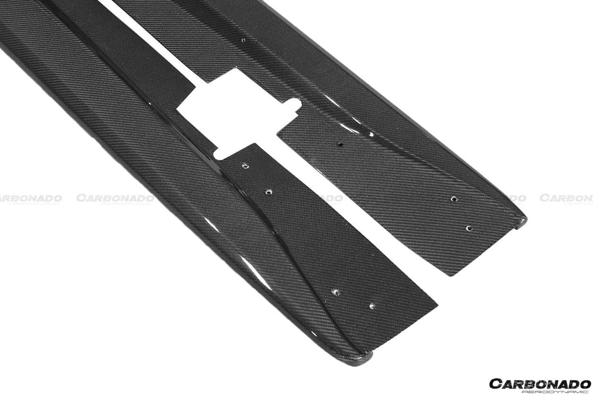 2013-2019 Corvette C7 Stingray APR Style Carbon Fiber Side Skirts Extension