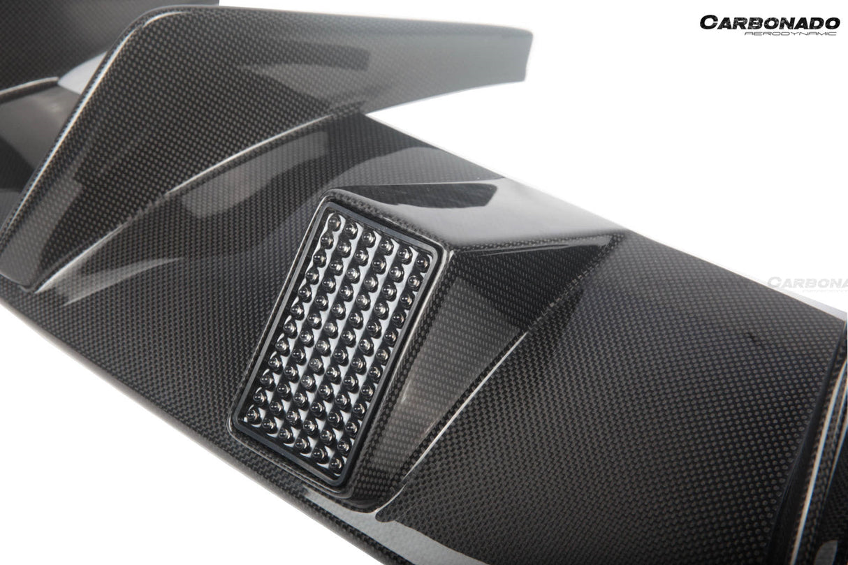 2017-2026 Ferrari 812 Superfast MSY Style DRY Carbon Fiber Rear Diffuser with Light