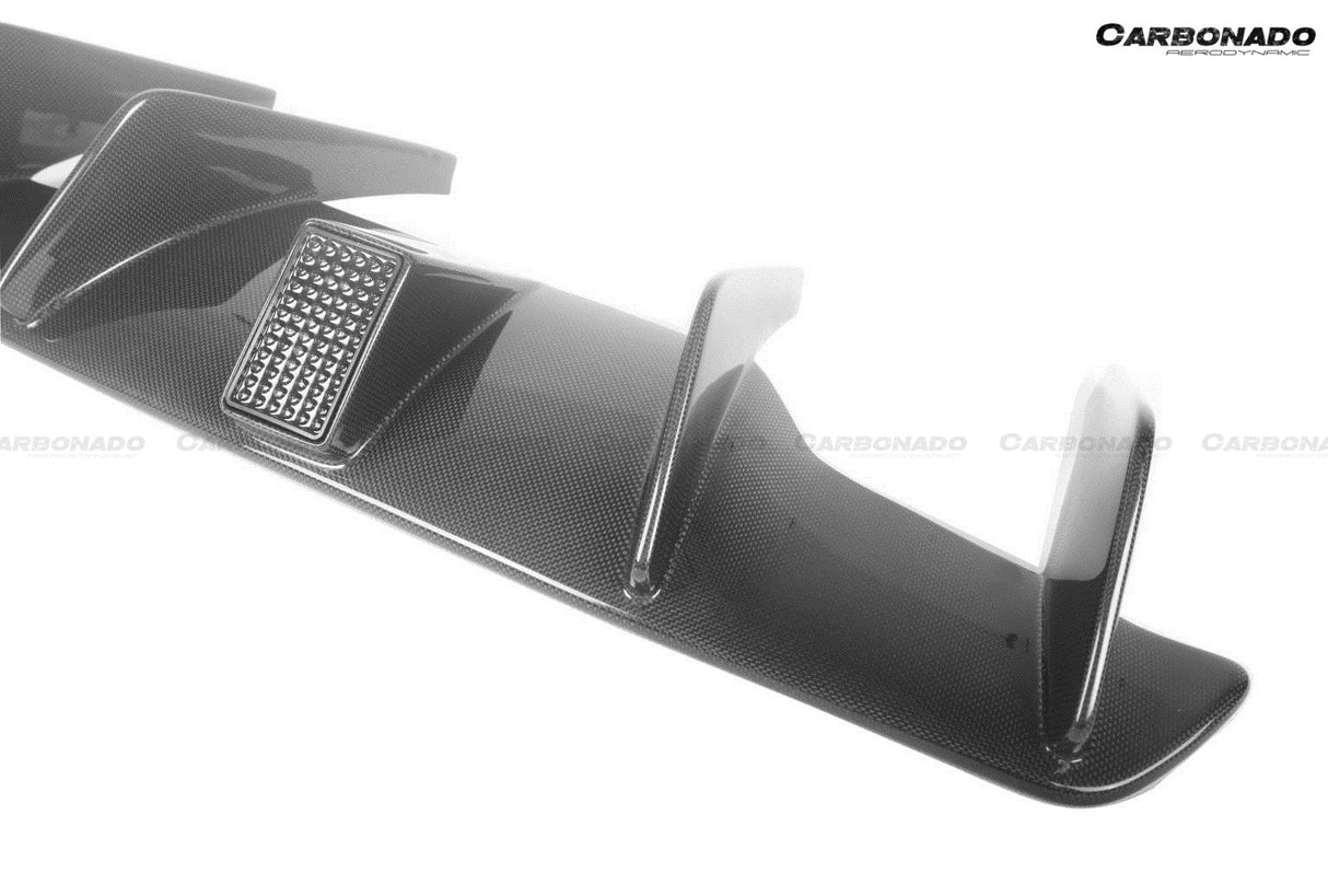 2017-2026 Ferrari 812 Superfast MSY Style DRY Carbon Fiber Rear Diffuser with Light