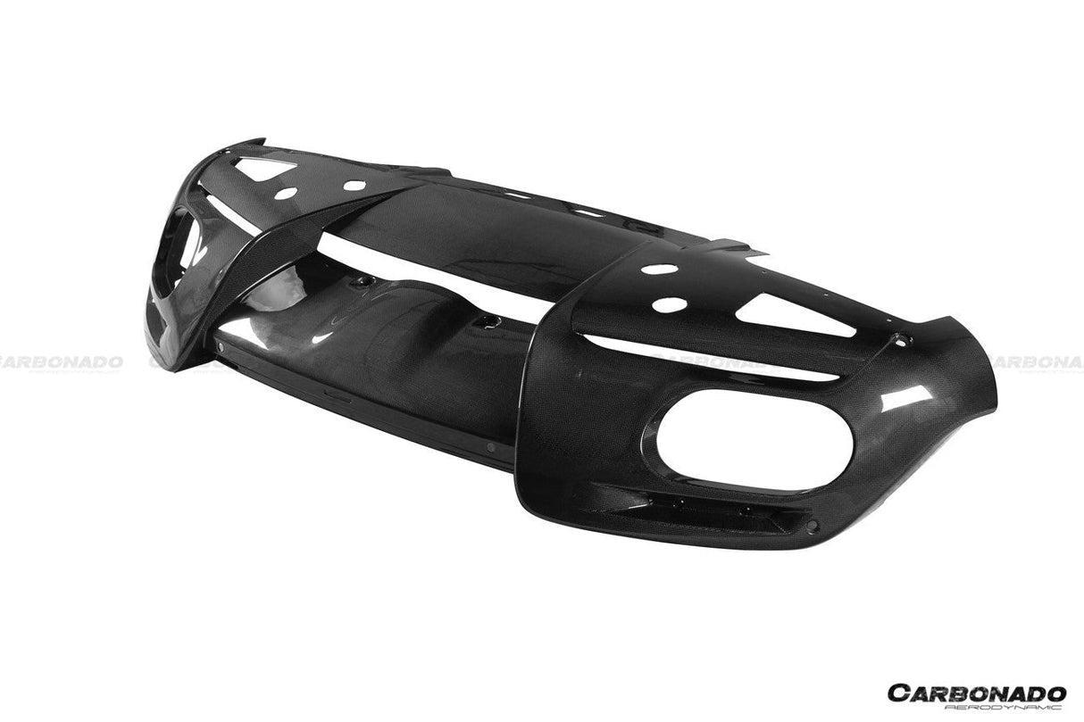 2021-2024 Ferrari ROMA OEM Style Dry Carbon Fiber Rear Diffuser