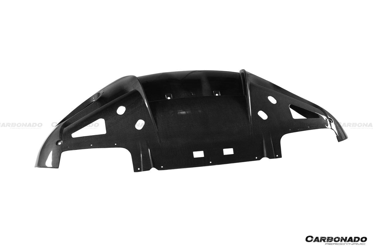 2021-2024 Ferrari ROMA OEM Style Dry Carbon Fiber Rear Diffuser