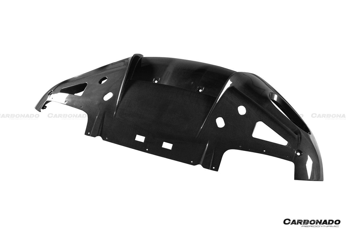 2021-2024 Ferrari ROMA OEM Style Dry Carbon Fiber Rear Diffuser