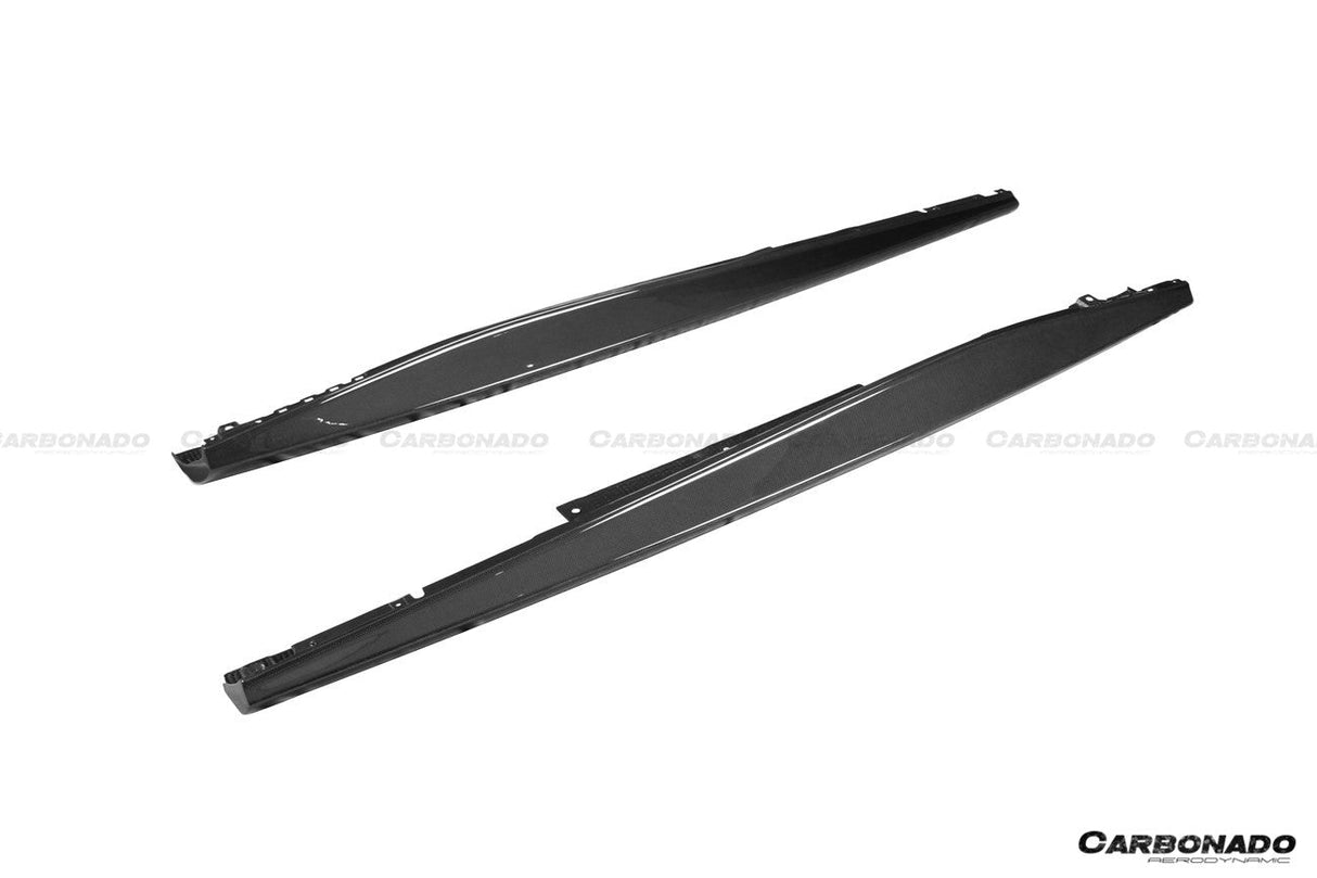 2021-2024 Ferrari ROMA OEM Style Dry Carbon Fiber Side Skirts