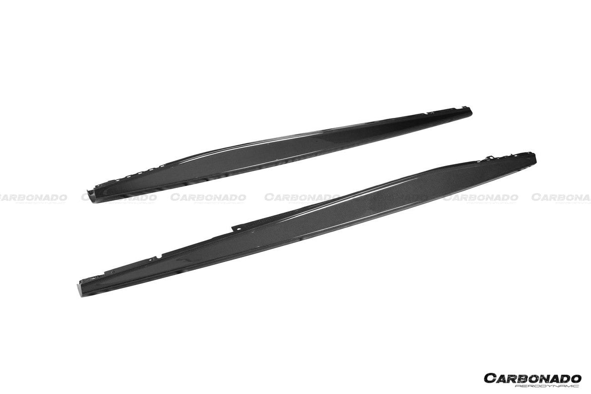 2021-2024 Ferrari ROMA OEM Style Dry Carbon Fiber Side Skirts
