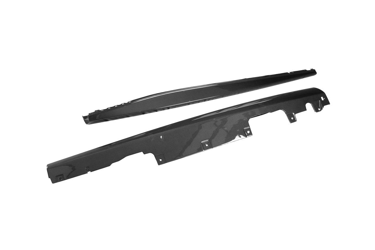 2021-2024 Ferrari ROMA OEM Style Dry Carbon Fiber Side Skirts