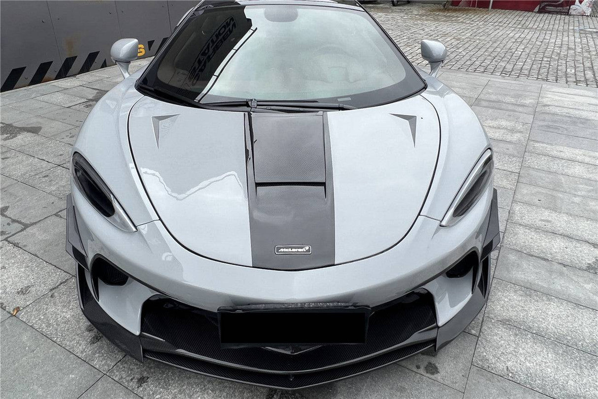 2020-2023 McLaren GT WP Style DRY Carbon Fiber Hood