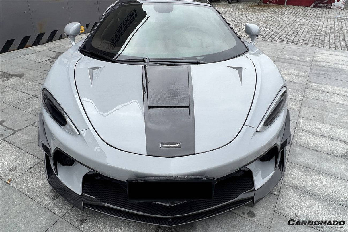 2020-2023 McLaren GT WP Style DRY Carbon Fiber Front Bumper Air Vents