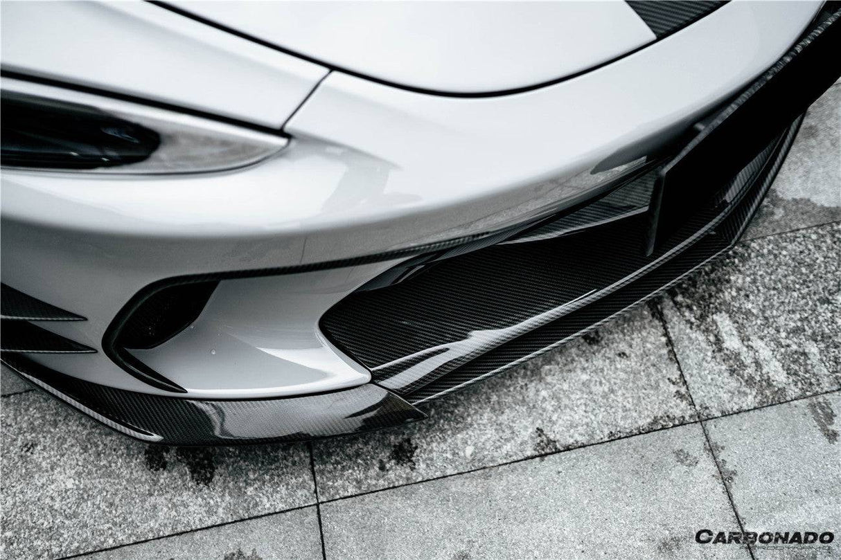 2020-2023 McLaren GT WP Style DRY Carbon Fiber Front Bumper Air Vents
