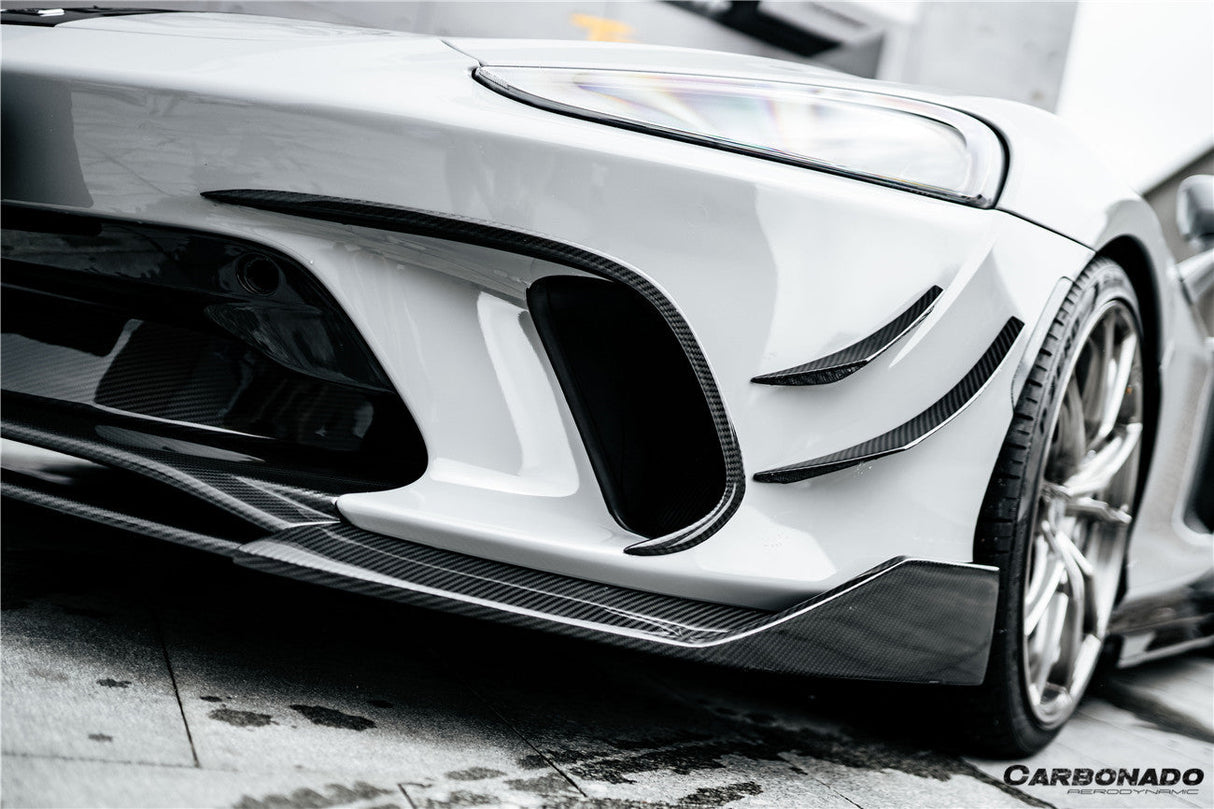 2020-2023 McLaren GT WP Style DRY Carbon Fiber Front Bumper Air Vents