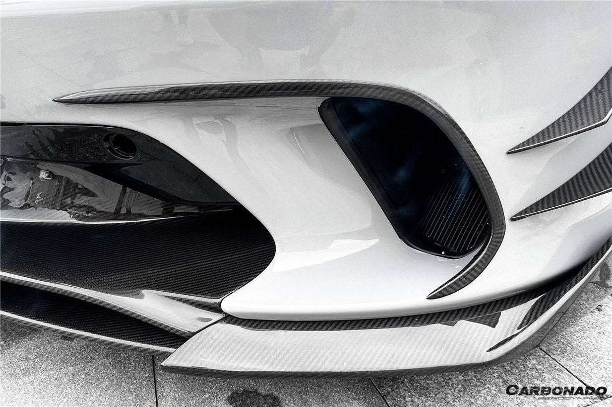 2020-2023 McLaren GT WP Style DRY Carbon Fiber Front Bumper Air Vents