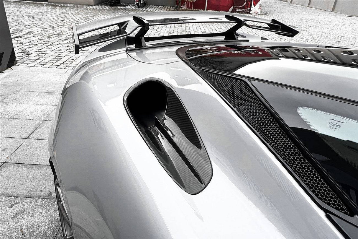 2020-2023 McLaren GT WP Style DRY Carbon Fiber Side Air Intake Fins
