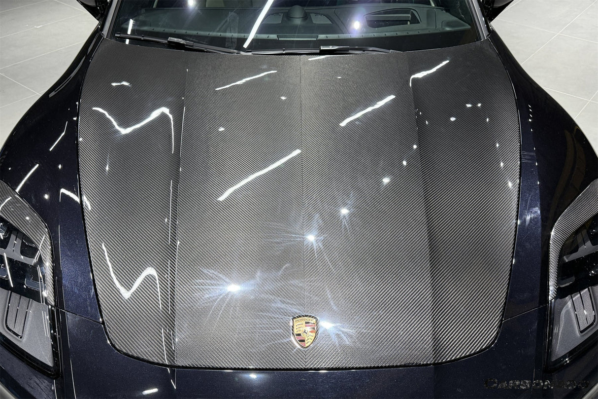 2024-2026 Porsche Panamera 976 OD Style Dry Carbon Fiber Hood | Fits S, 4, 4S, E-Hybrid, 4 E-Hybrid, Sport Turismo, Turbo, Turbo s, GTS, Turbo E-Hybrid, Turbo s E-Hybrid