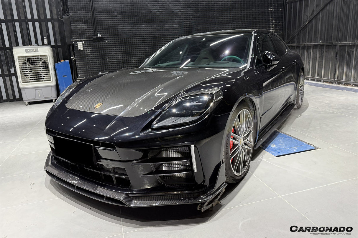 2024-2026 Porsche Panamera 976 OD Style Dry Carbon Fiber Hood | Fits S, 4, 4S, E-Hybrid, 4 E-Hybrid, Sport Turismo, Turbo, Turbo s, GTS, Turbo E-Hybrid, Turbo s E-Hybrid