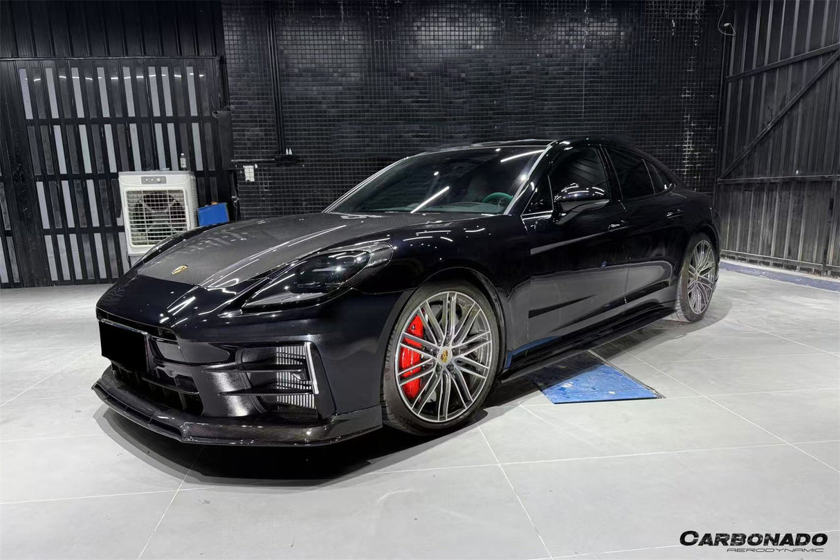 2024-2026 Porsche Panamera 976 ODV2 Style Dry Carbon Fiber Front Lip