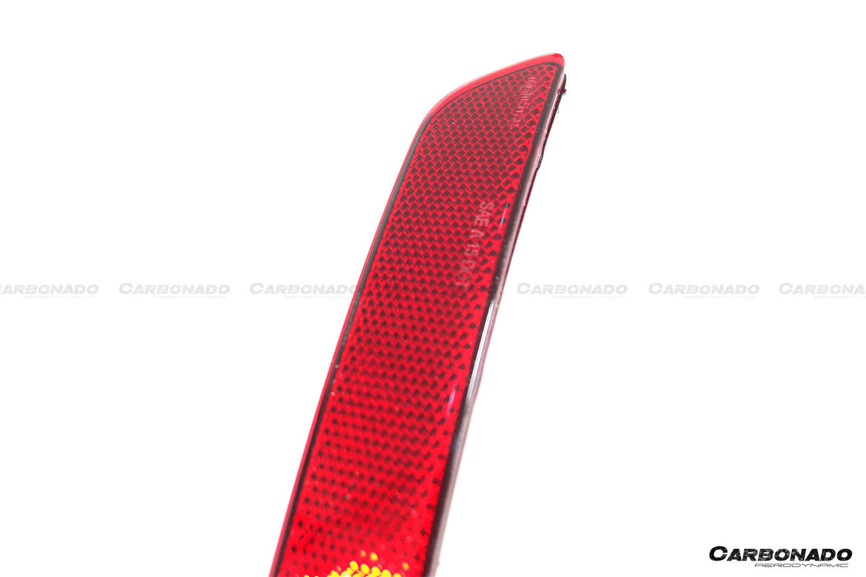 2019-2024 Porsche 911 992 Carrera S 4 4S Targa Cabriolet GT3 Style Rear Bumper Red Reflector Panels
