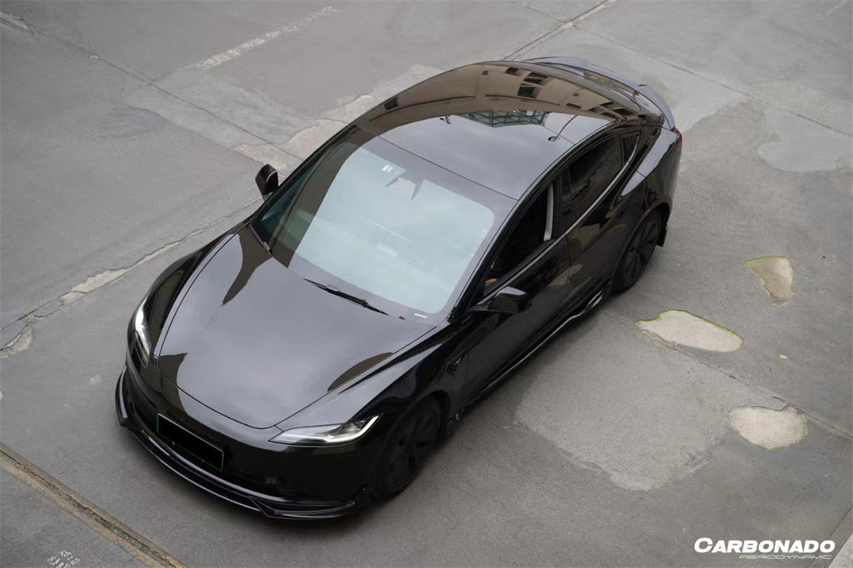 2023-UP Tesla Model 3 Highland RWD & AWD Fast Style Carbon Fiber Pattern Look body kit