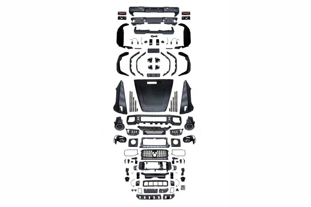2002-2018 Mercedes Benz G-Wagon Class Convert W465 G63 AMG Facelift Full Body Kit | Fits G63, G55, G350, G500, G550