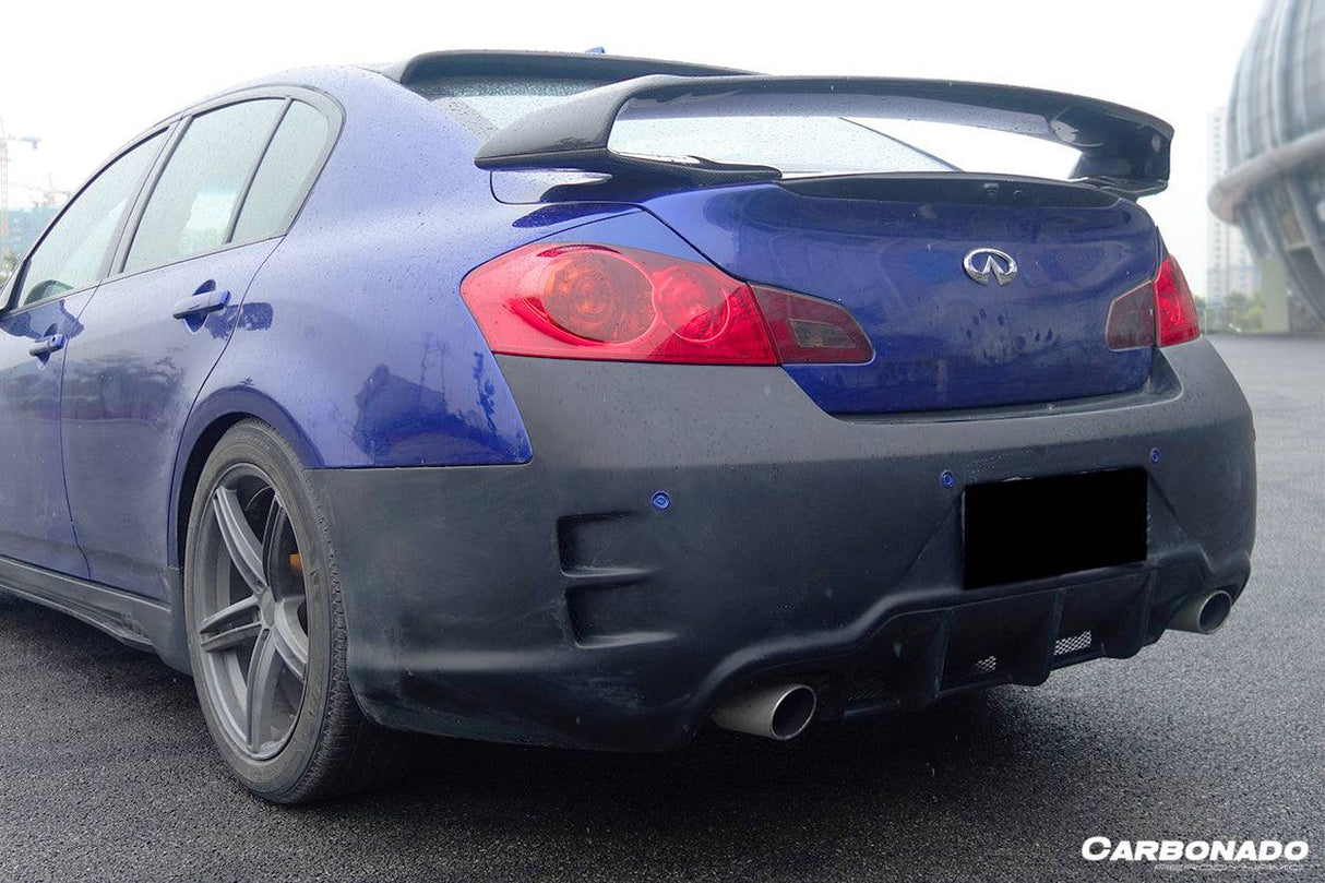 2007-2013 Infiniti G25 G35 G37 Sedan ELT Style Rear Bumper