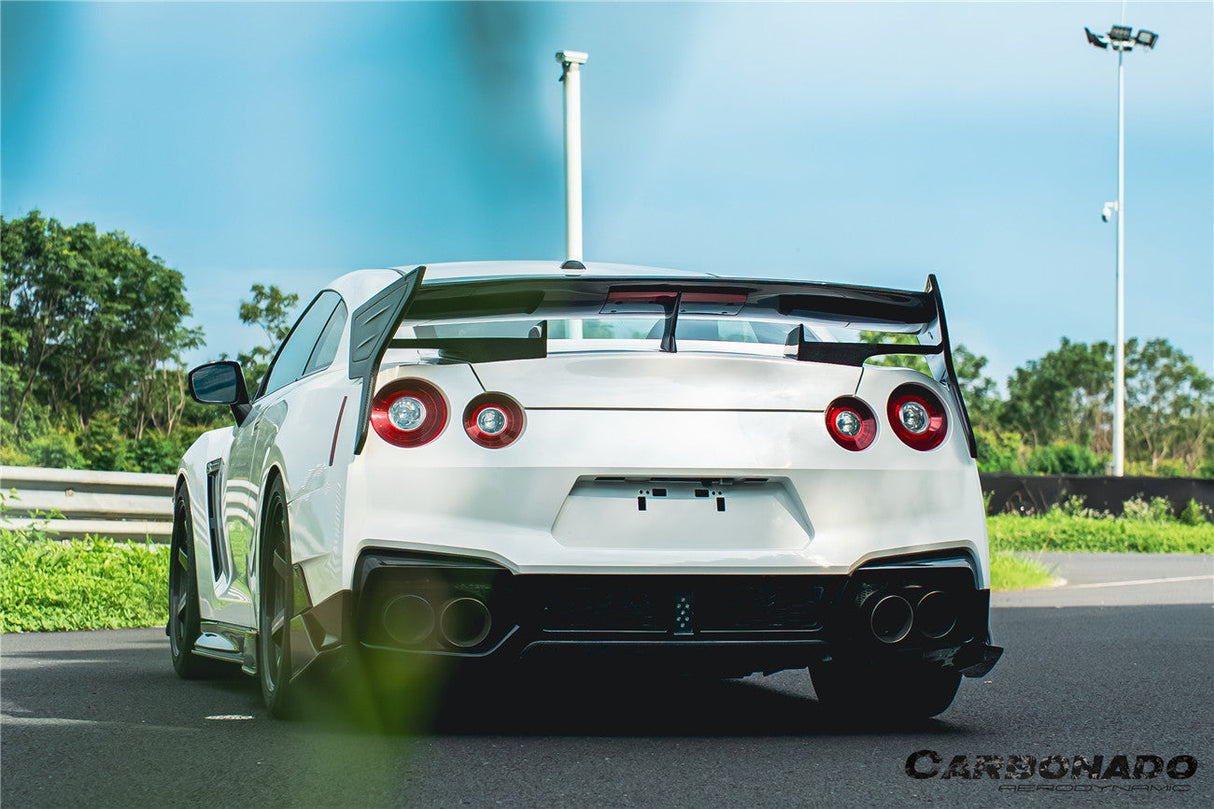 2007-2025 Nissan GTR R35 CBA DBA EBA VS Style Carbon Fiber Trunk Wing Spoiler