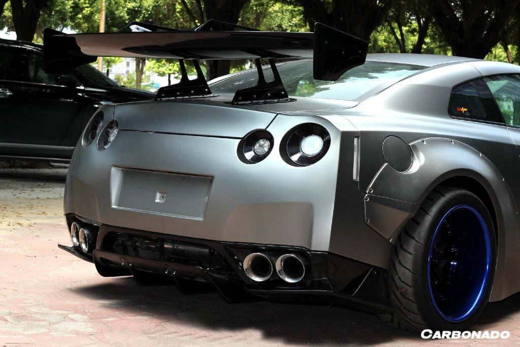 2008-2023 Nissan GTR R35 CBA DBA EBA DE Style Rear Diffuser