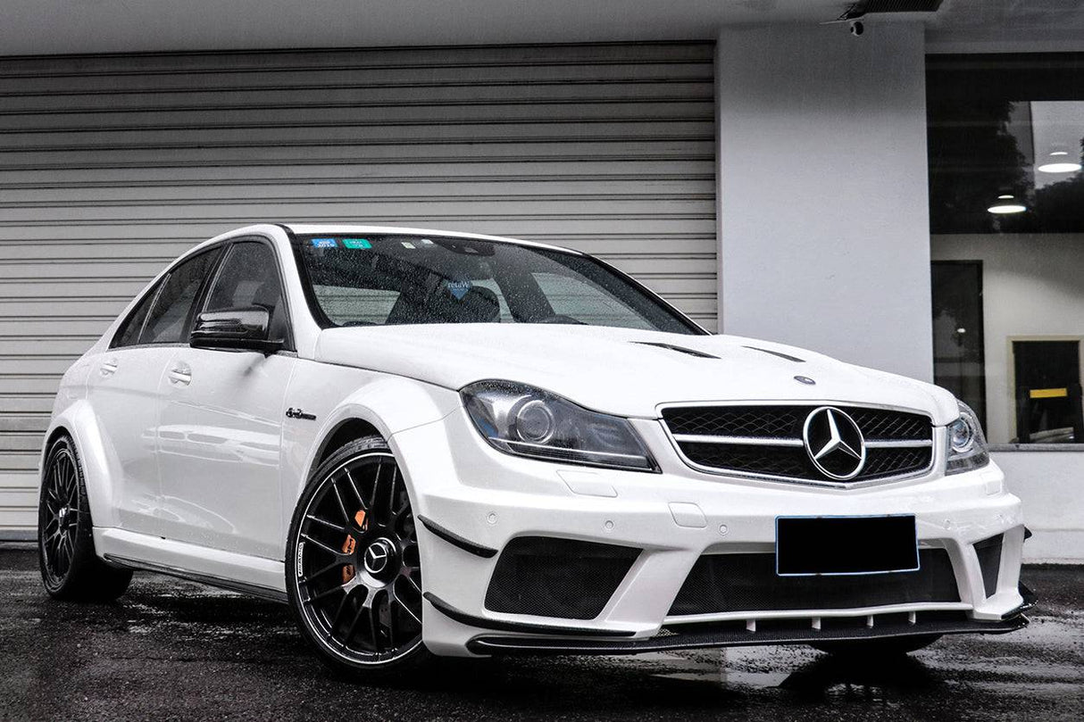 2012-2014 Mercedes Benz W204 C63 AMG Sedan BKSS Style Wide Full Body Kit