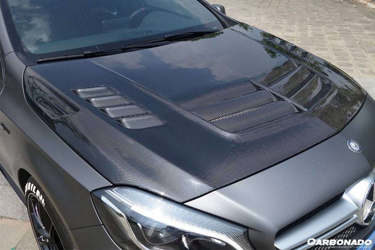 2012-2018 Mercedes Benz W176 A45 AMG VA Style Hood