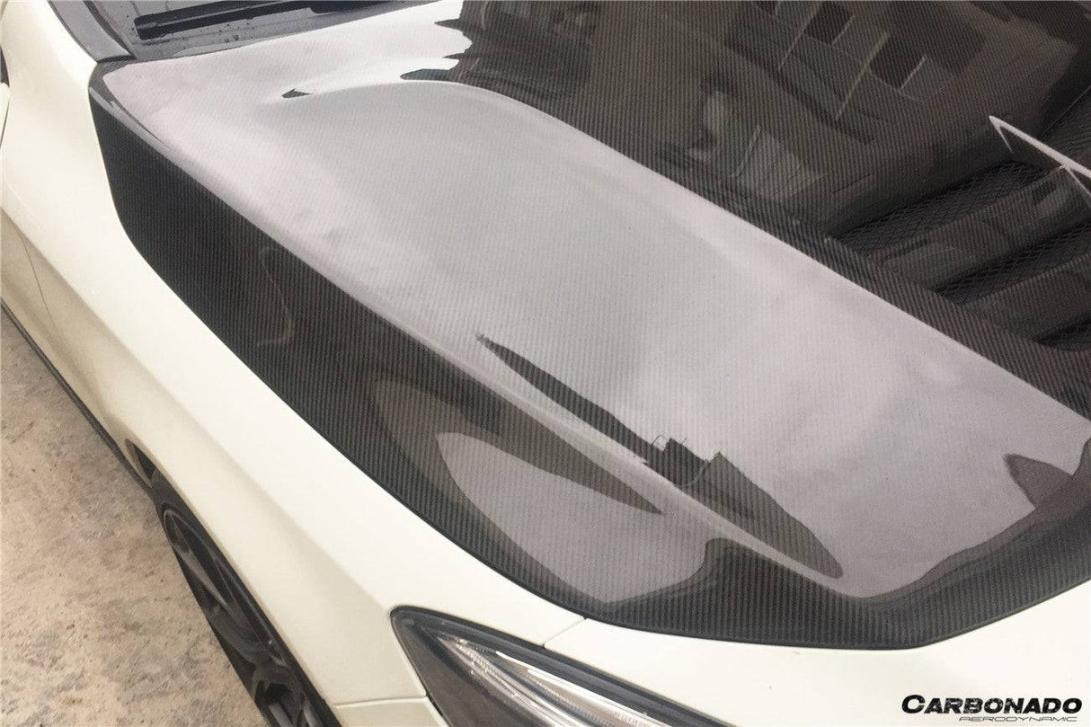 2013-2018 Mercedes Benz W117 CLA Class Black Sails Style Hood