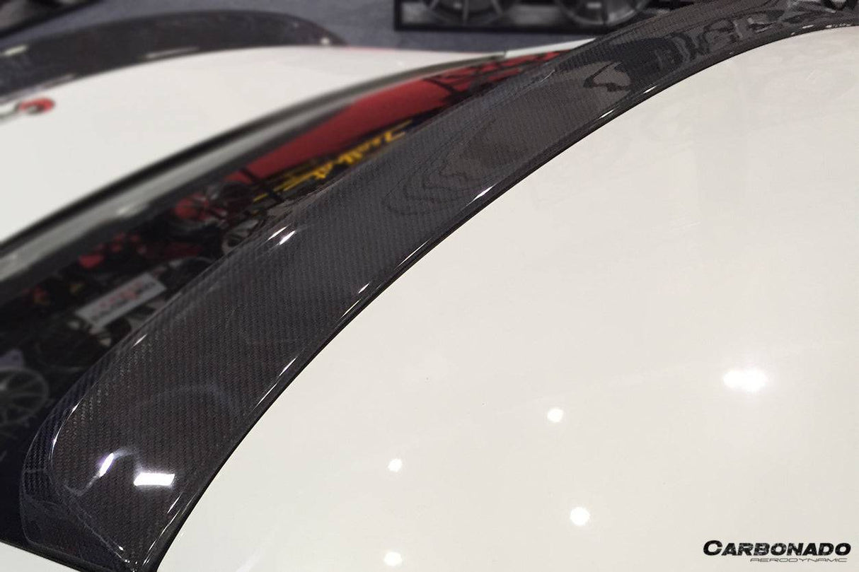 2014-2024 Infiniti Q50 Sedan SN Style Carbon Fiber Roof Spoiler