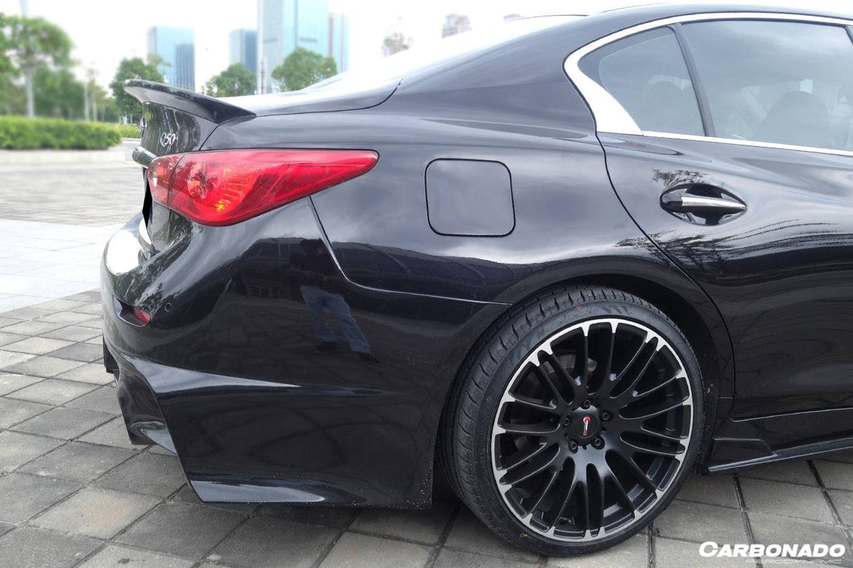 2014-2024 Infiniti Q50 Sedan SN Style Carbon Fiber Trunk Spoiler